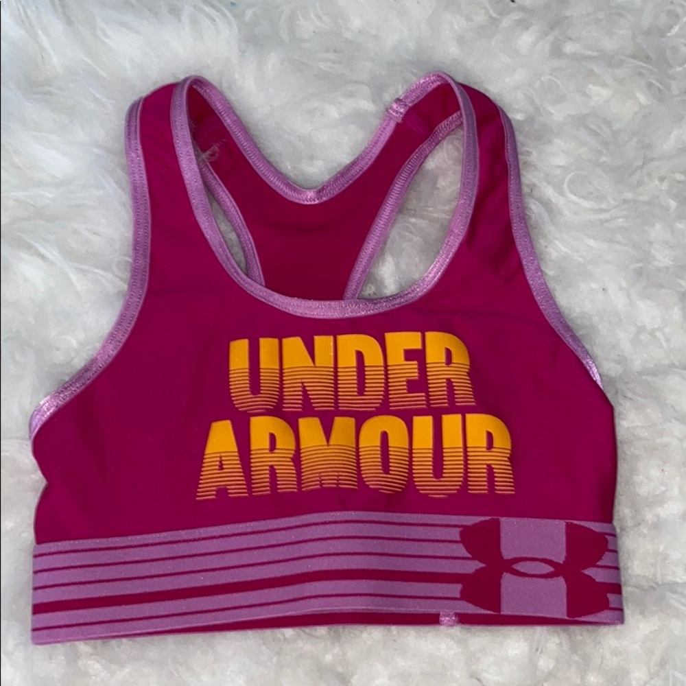 under armor youth sports bra